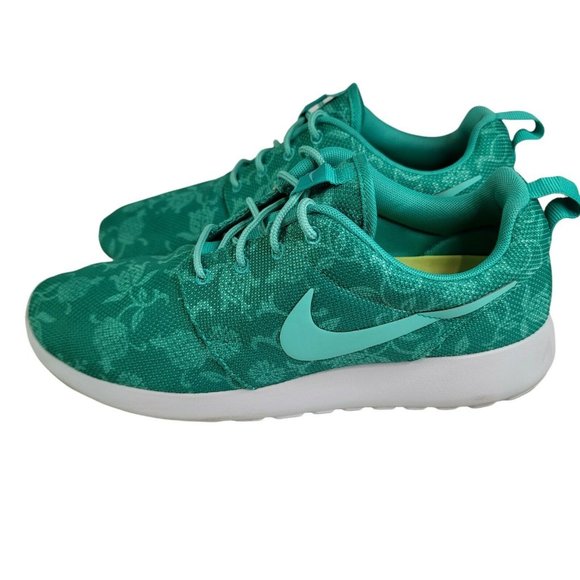 Nike Roshe Run GPX “Atomic Teal Floral” Floral Graphic Pack 555445-330 Size 8.0M - Picture 2 of 12
